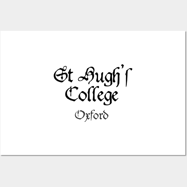 Oxford St Hugh's College Medieval University Wall Art by RetroGeek